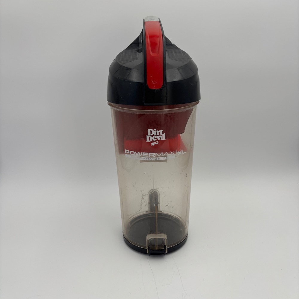 Dirt Devil PowerMax XL Dirt Cup Canister OS Red Good Replacement Part